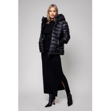 Geaca cu fermoar Black 13953
