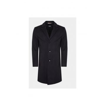 Palton barbati -  303387792 - Lana/Poliamida - 50 EU - Albastru