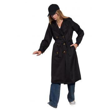 Palton dama - HiCCUP - Poliester - Negru