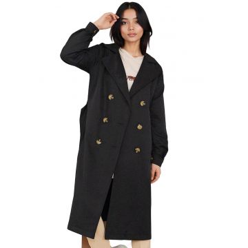 Trenci dama - HiCCUP - Poliester - Negru