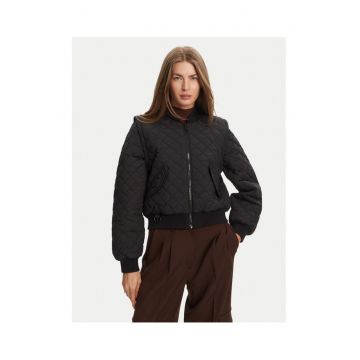 Geaca dama -  HARW0046251 - neagra - 100% nailon