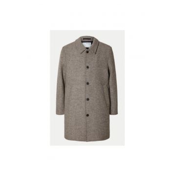 Palton barbati -  304509803 - Lana/Poliester reciclat - Bej - Bej