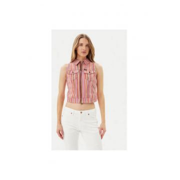 Vesta dama  112362848 - Bumbac/Elastan - Roz - Roz