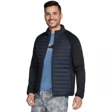Geaca barbati Skechers GOshield Hybrid Jacket 2.0 JA141-BLK, M, Negru Geaca barbati Skechers GOshield Hybrid Jacket 2.0 JA141-BLK, M, Negru