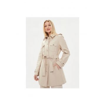 Palton dama -  18200 - Bej - Poliester