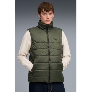 Vesta cu vatelina si guler inalt