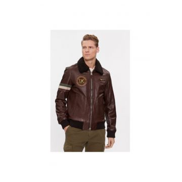 Geaca Barbati -  303312732 - Piele - 56 - Maro Geaca Barbati -  303312732 - Piele - 56 - Maro