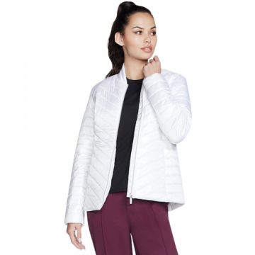Geaca femei Skechers Goshield Shine Jacket JA150-WHT Geaca femei Skechers Goshield Shine Jacket JA150-WHT