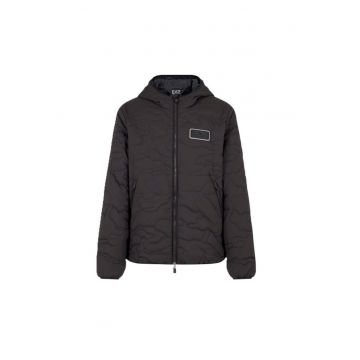 Geaca  pentru Barbati - m down medium hooded jacket camou - 6DPB69-PNHQZ-1200 - S INTL - Negru Geaca  pentru Barbati - m down medium hooded jacket camou - 6DPB69-PNHQZ-1200 - S INTL - Negru