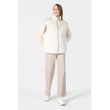 Vesta De Dama Ecru Regular Fit - Ecru