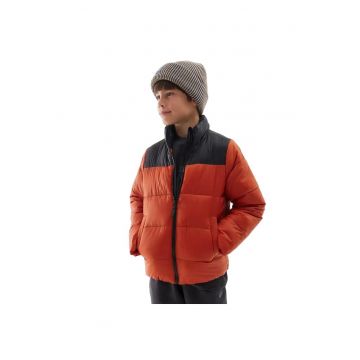 Geaca baieti JWAW24TDJAM461 - 4F - Poliamida - Negru/Portocaliu