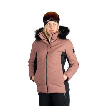 Geaca cu gluga si guler inalt pentru ski Abigayle