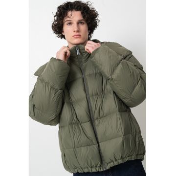 Geaca cu logo si fermoar