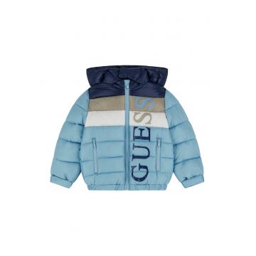 Geaca cu vatelina - imprimeu logo si gluga