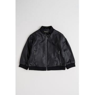 Geaca din piele ecologica cu fermoar Geaca din piele ecologica cu fermoar