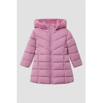 Geaca lunga cu gluga