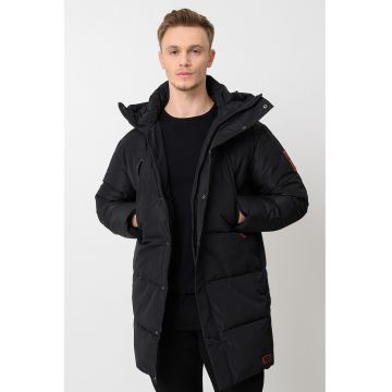 Geaca lunga cu gluga Arwin