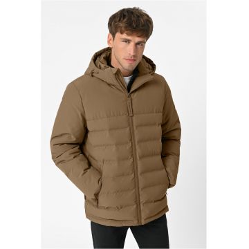 Geaca matlasata cu gluga detasabila  J-Gawir - barbati - bej Geaca matlasata cu gluga detasabila  J-Gawir - barbati - bej