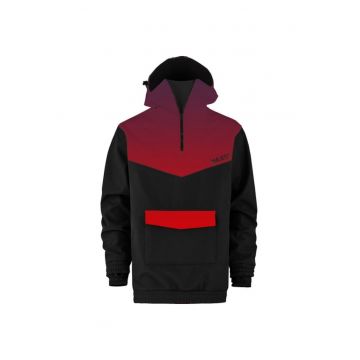 Geaca softshell  Softshell Anorak - Negru/Rosu - Unisex -
