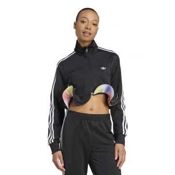 Jacheta crop cu terminatie cu volan