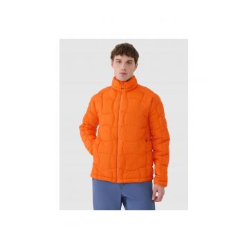 Jacheta trekking barbati  Poliester - Primaloft Silver - ultrausoara - portocalie