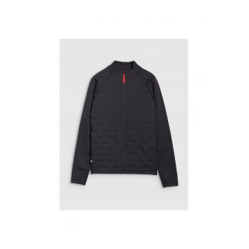 Jacheta trekking poliester -  Primaloft ThermoPlume - poliester - neagra - primavara-vara