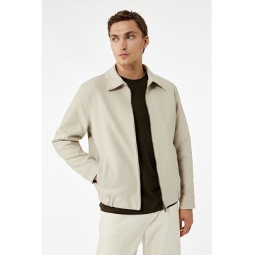 Jacheta uni cu buzunare laterale