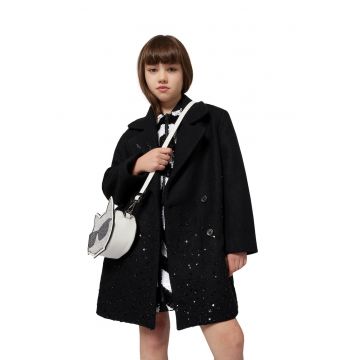 Palton cu aplicatii cu paiete