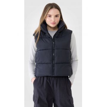 Vesta de dama  puf sintetic - croiala supradimensionata - hidrofob - negru