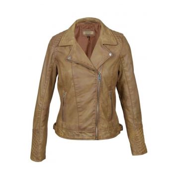 Geaca biker din piele Athena