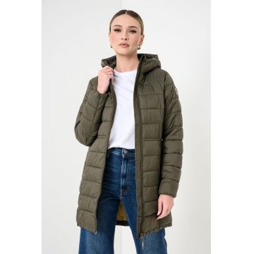 Geaca cu buzunare laterale - Verde feriga