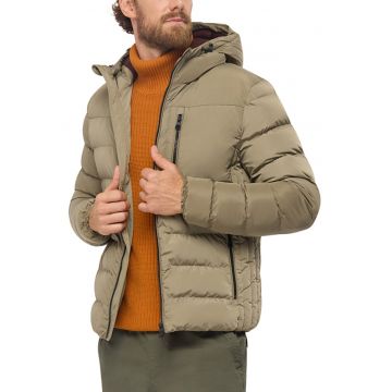 Geaca cu finisaj rezistent la apa si gluga Snake