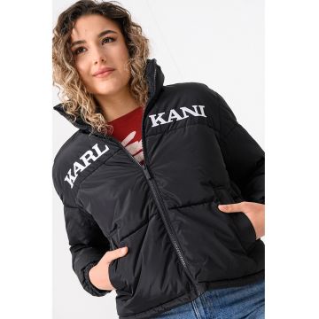 Geaca cu logo si fermoar Geaca cu logo si fermoar