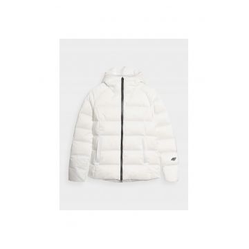 Geaca de iarna pentru femei -  impermeabila - usoara - cu umplutura din puf natural - alb - fabricata din material Pertex Shield 20000/20000 Geaca de iarna pentru femei -  impermeabila - usoara - cu umplutura din puf natural - alb - fabricata din material Pertex Shield 20000/20000