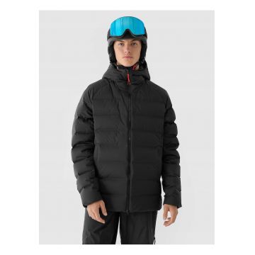 Geaca de iarna  PRO - puf natural - impermeabila - neagra - barbati