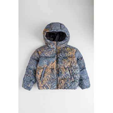 Geaca din nailon cu gluga