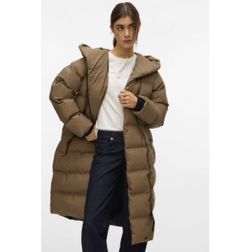 Geaca lunga cu vatelina