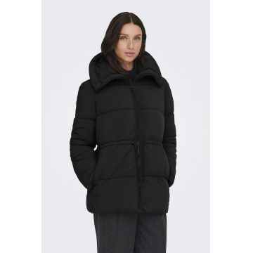 Geaca parka cu guler inalt