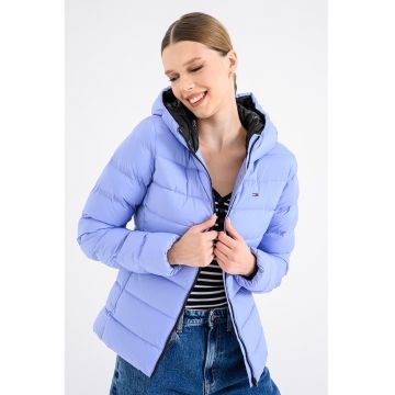 Geaca slim fit cu gluga Geaca slim fit cu gluga