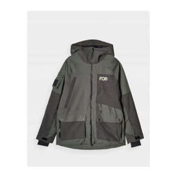 Geaca Tehnica Snowboard Barbati  NeoDry 10000/8000 Impermeabila Kaki Reglabila Pentru Iarna