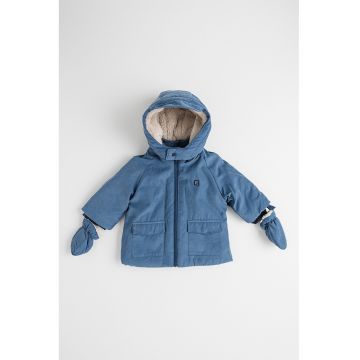 Jacheta cu fermoar si gluga Jacheta cu fermoar si gluga