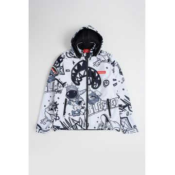 Jacheta cu gluga detasabila Black Ink