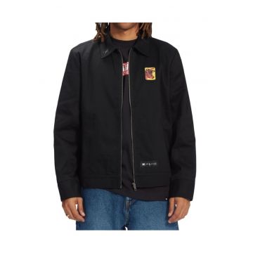 Jacheta cu gluga si imprimeu -