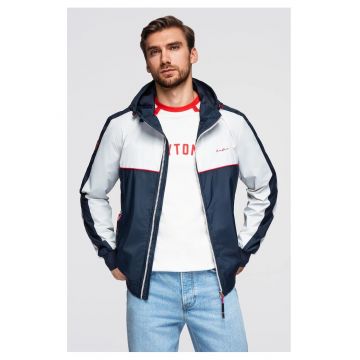 Jacheta impermeabila windbreaker cu gluga  OM-JANP-0228