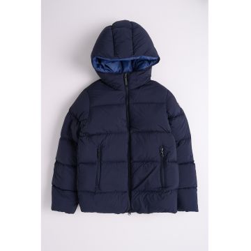 Jacheta reversibila cu gluga si puf Jacheta reversibila cu gluga si puf