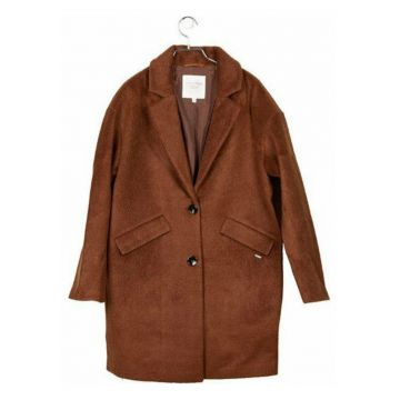 Palton de lana pentru femei  maro - marimea