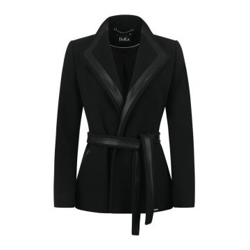 Palton scurt din amestec de lana