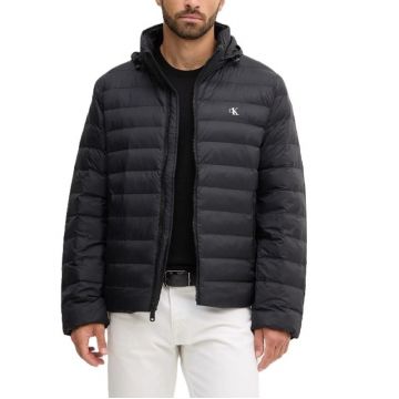 Geaca Calvin Klein LS NYLON LT WT HOODED FZPUFFER