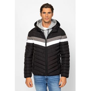 Geaca colorblock matlasata