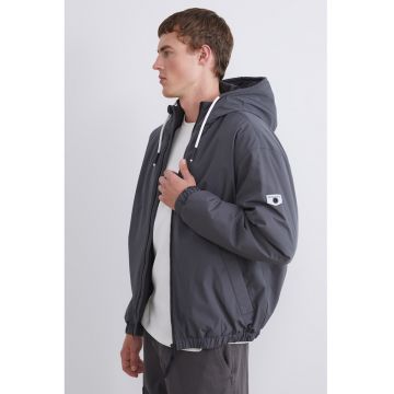 Geaca cu fermoar si terminatie elastica